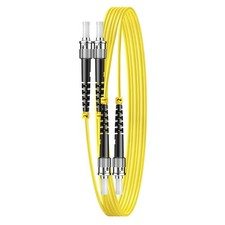 FiberPrime- OS2 ST to ST Single Mode Fiber Patch Cable, Duplex, 50m/164ft | S... picture