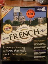 FRENCH Transparent Bonus CD Language Software Installation CD ROM NEW SEALED  picture