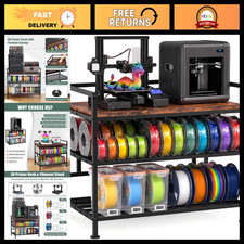 3D Printer Stand with Filament Storage & Vibration Reduction, 31x21 Inches picture