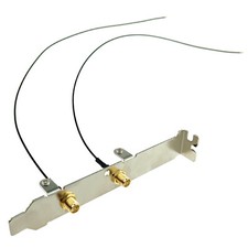 M.2 to RP-SMA Extension Cable Extenal Wireless Antenna Panel PC Case Rear Mount picture
