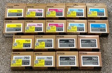 18 New Genuine Epson 760 Ink Cartridges picture
