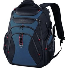 KROSER Travel Laptop Backpack 17.3 Inch XL inch, Black/Haze Blue-17.3  picture