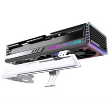 EZDIY-FAB GPU Brace Support Adjustable Aluminum Video Card Holder White picture