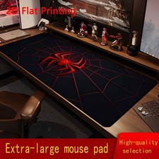 1pc Red Spider Web Design Mouse Pad, Ideal for Gaming, Office Desk, Computer A picture