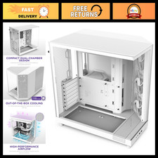 Compact Dual-Chamber Mid-Tower Case | High-Performance Airflow | Glass Panels | picture