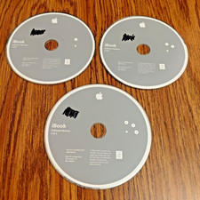 2003 Macintosh Mac iBook Disc v1.3 Software Restore For Mac OS X 9 9.2.2 3 CDs picture