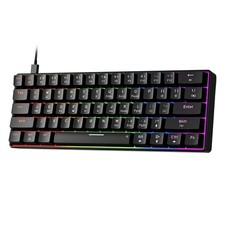 GM611 Mechanical Keyboard,LEDBacklit Wired Gaming Keyboard RedSwitch picture