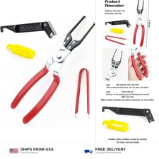 Car Fuse Puller Tool & Relay Pliers Kit 4pc for Compact Spaces Vehicles picture