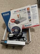 D-Link DI-624 108Mbps AirPlus Xtreme G Wireless Broadband Router COMPLETE in Box picture
