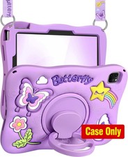 Case for iPad Air 11 Inch M3 2025, Pro 11'' 4th/3rd - Cute 3D Butterfly Design, picture