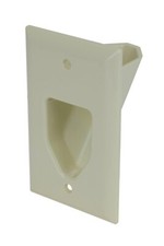 Datacomm Electronics 450001la 1gang Recessed Low Voltage Cable Plate Lite Almond picture