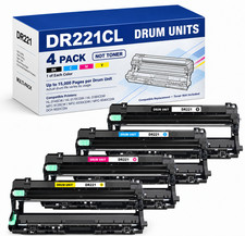 DR221CL Drum Unit DR221 4Pack Compatible for DR221CL HL-3170CDW HL-3180CDW picture