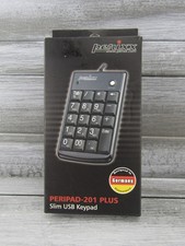 Perixx Peripad-201 Plus Slim Wired USB Numeric Keypad W/ Flat Scissors Keys picture