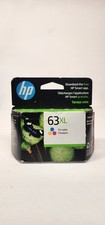 HP 63XL Tri-Color Genuine Original Ink Cartridge F6U63AN New Sealed Exp.07/25 picture