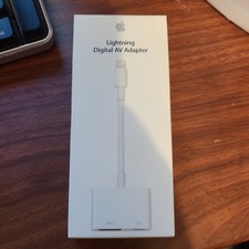 Apple Lightning Digital AV Adapter A1438, MD826ZM/A iPhone Dongle Monitor Cable picture