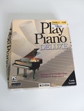 Instant Play Piano Deluxe PC CD-Rom Software 5 CD (Sealed) New Windows picture