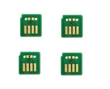 1 FULL SET OF NEW COMPATIBLE XEROX PHASER 7800 TONER CHIP # (106R01570-71-72-73) picture