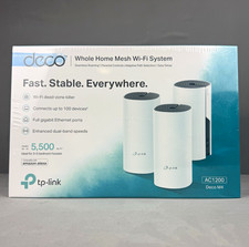 TP-Link Deco M4 V2.6 AC1200 Mesh WiFi System 3-Pack New Sealed 5500 Sq Ft picture