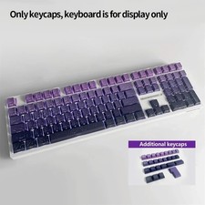 Letter Drive Topographic PBT Keycaps 98/133 Key Cherry Profile Side Print MX picture