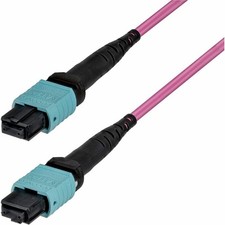 StarTech 7m 23ft MTP®/MPO Fiber Optic Cable 12F Type-B OM4 Multimode MTP/PC picture