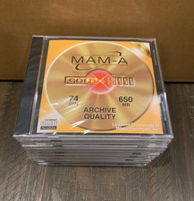 10x MAM-A Mitsui Gold CD-R 74 Min. 650 MB Archival Professional Disc picture