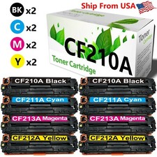 8PK 131A Toner Cartridge replace for CF210A-3A Color MFP M276nw M251nw M251n picture