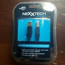 NexxTech Ultimate Hi-Speed Certified USB 2.0 Gold Cable - (6 Feet / 1.8m) picture