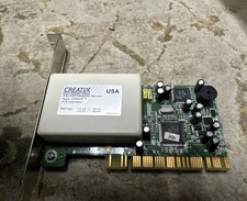 Modem Creatix CTX402_8 20012562 V.9x DSP Data Fax PCI Card picture