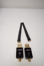 2x EDUP 600Mbps Wireless Dual Band USB Adapter With Antenna Black picture