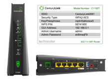 CenturyLink Technicolor C1100T DSL VDSL2 Modem 802.11n WiFi Wireless Router picture