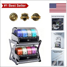 3D Printer Filament Workstand Double Layer Heavy Duty 15kg Storage Aluminum picture
