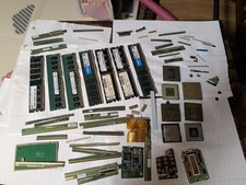 Lot of Gold Scrap Electronics RAM CPUs Gold Fingers Boards for Gold Recovery picture