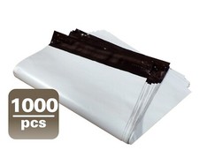 1000 7.5X10.5 M2 WHITE POLY MAILERS SHIPPING ENVELOPES PLASTIC BAGS 1000#M2 picture