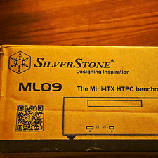 SilverStone Milo ML09 Mini-ITX Slim HTPC Case Black USB Audio Headphone picture