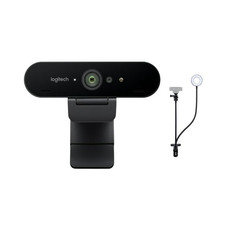 Logitech 4K Pro Webcam Knox Gear Selfie Ring Light Webcam Stand VLOG picture