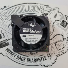 Intel Pentium OverDrive CPU 180MHz MMX SL2FE Socket 5 7 Retro Processor Fan picture