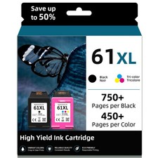 61XL Ink Cartridges Printer for HP 61 XL Deskjet 3054 3510 3511 3051A 3052A 3056 picture