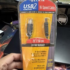 Belkin F3U133-20INCH USB2 Hi-Speed USB Cable 20