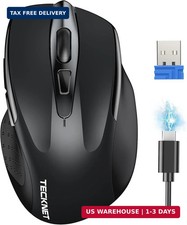 TECKNET Wireless Mouse Rechargeable, 2.4G Computer Mice with USB-A Receiver | 2. picture