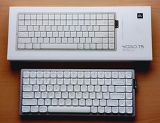 ATK YOGO75 Silver Flowing Cloud Switch Low Profile Mechanical Keyboard JP TKL picture
