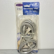 NEW Belkin OmniView PS/2 Cable Kit PC Compatible Pro Series Monitor Keyboard NOS picture