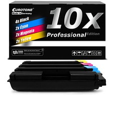 10x Pro Eurotone Toner F R Triumph-Adler P-c 3065 MFP Per Ca. 5.000/7.000 Pages picture
