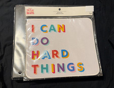 Michaels Fab Finds I Can Do Hard Things Mouse Pad Colorful Motivational NEW picture