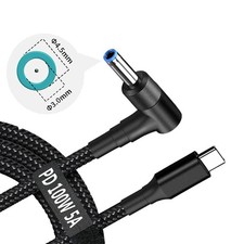 FASTELECTRIC USB C to Slim Laptop Charging Cable Slim, 198 cm long, Black  picture