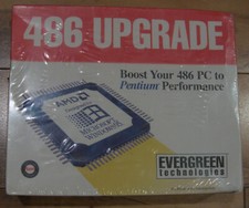 NOS Evergreen Technologies 586 AMD 5X86 133MHz Socket 3 Overdrive picture