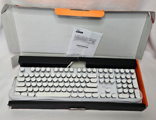 RK Royal Kludge S108 Wire Mechanical Keyboard Backlit QWERTY White Silver picture