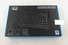 Adesso AKB-310UB SlimTouch Mini Trackball Keyboard USB Wired Black New Open Box picture