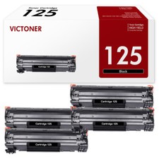4pk 125 Toner Cartridge For Canon Imageclass MF3010 LBP6000 LBP6550 LBP6030w picture