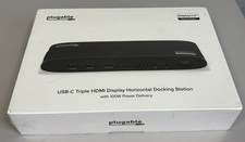 Plugable USB-C Triple HDMI Display Horizontal Docking Station UD-3900PDH Sealed picture