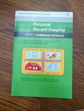 Texas Instruments Home Computer Personal Record Keeping Command Module... picture